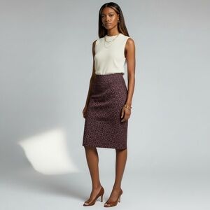 LuLaRoe Cassie Geometric Stretch Pull On Pencil Skirt